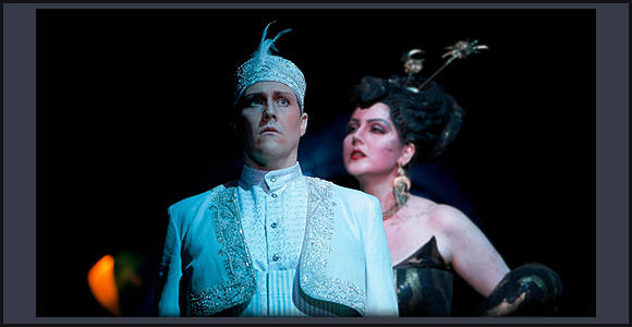 als Tamino mit der Königin der Nacht (Antje Bitterlich)